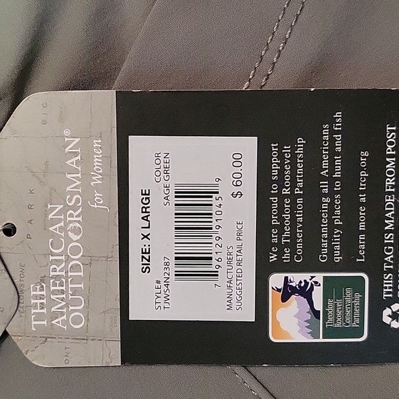 The American Outdoors for Women Green Elastic Waist SPF 30 Shorts Hiking Size XL - Picture 6 of 13